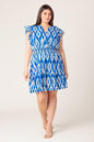 A PERFECT MATCH WOVEN MINI DRESS Flying Tomato