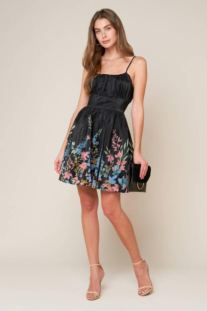 WITH THE TIDE WOVEN MINI DRESS Flying Tomato