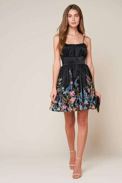 WITH THE TIDE WOVEN MINI DRESS Flying Tomato