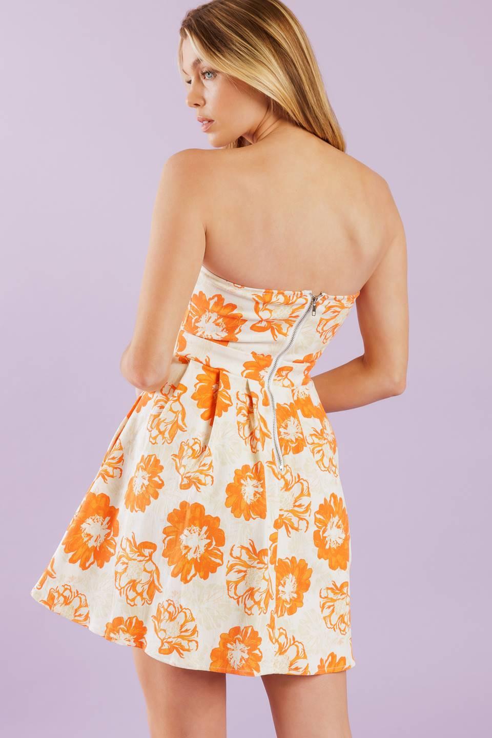 LOVE ME MORE WOVEN MINI DRESS Flying Tomato