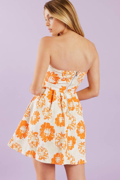 LOVE ME MORE WOVEN MINI DRESS Flying Tomato