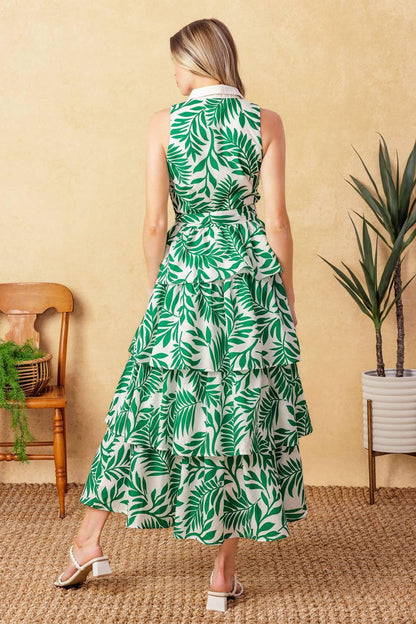 PARK AVENUE WOVEN WOVEN MIDI DRESS Flying Tomato