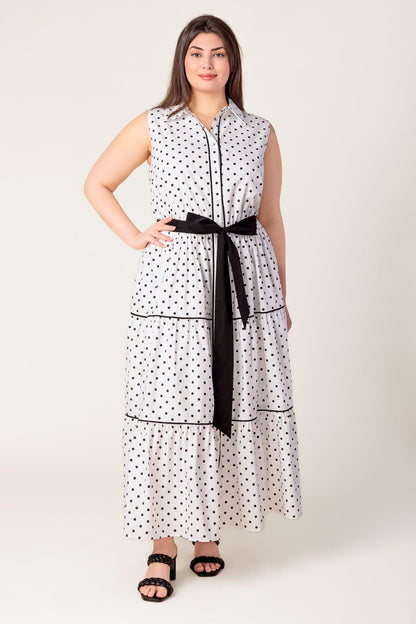 OUT OF REACH WOVEN MIDI DRESS Flying Tomato
