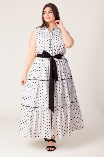 OUT OF REACH WOVEN MIDI DRESS Flying Tomato