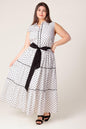 OUT OF REACH WOVEN MIDI DRESS Flying Tomato