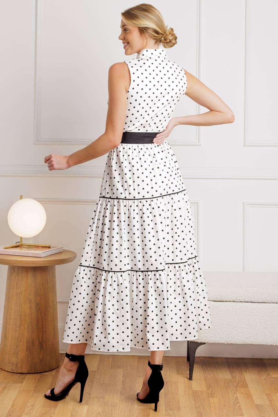 OUT OF REACH WOVEN MIDI DRESS Flying Tomato