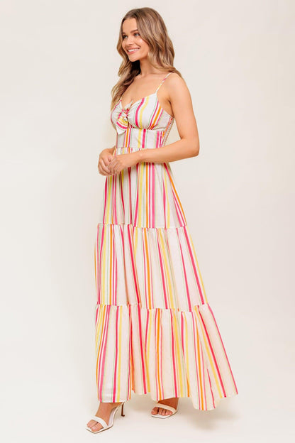 SEE THE GOOD WOVEN MAXI DRESS Flying Tomato