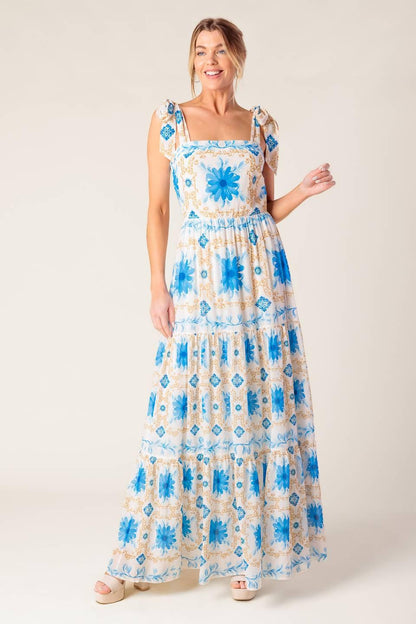 MY DEBUT WOVEN MAXI DRESS Flying Tomato
