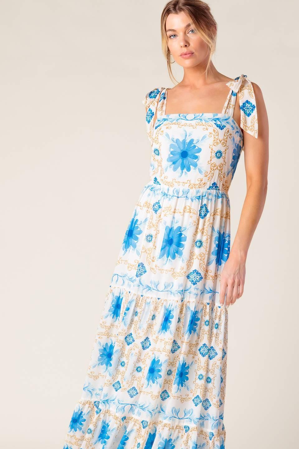 MY DEBUT WOVEN MAXI DRESS Flying Tomato