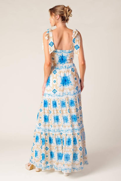MY DEBUT WOVEN MAXI DRESS Flying Tomato