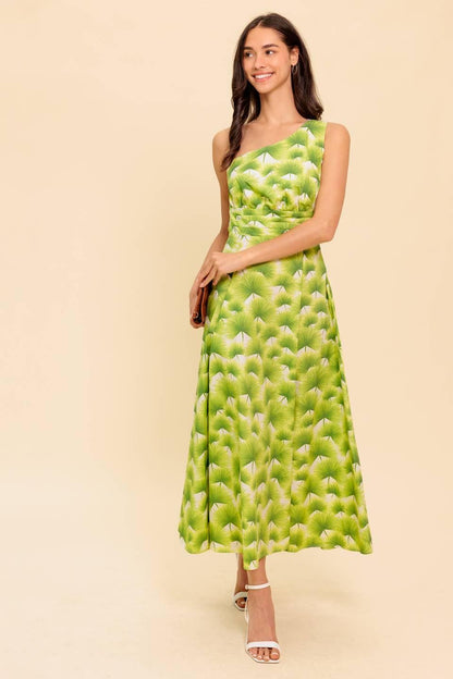 WALK IN THE GARDEN WOVEN MDI DRESS Flying Tomato