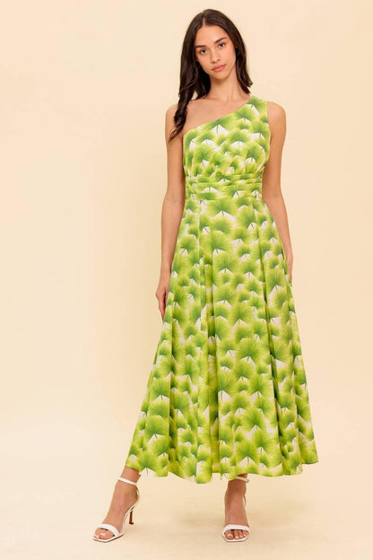 WALK IN THE GARDEN WOVEN MDI DRESS Flying Tomato