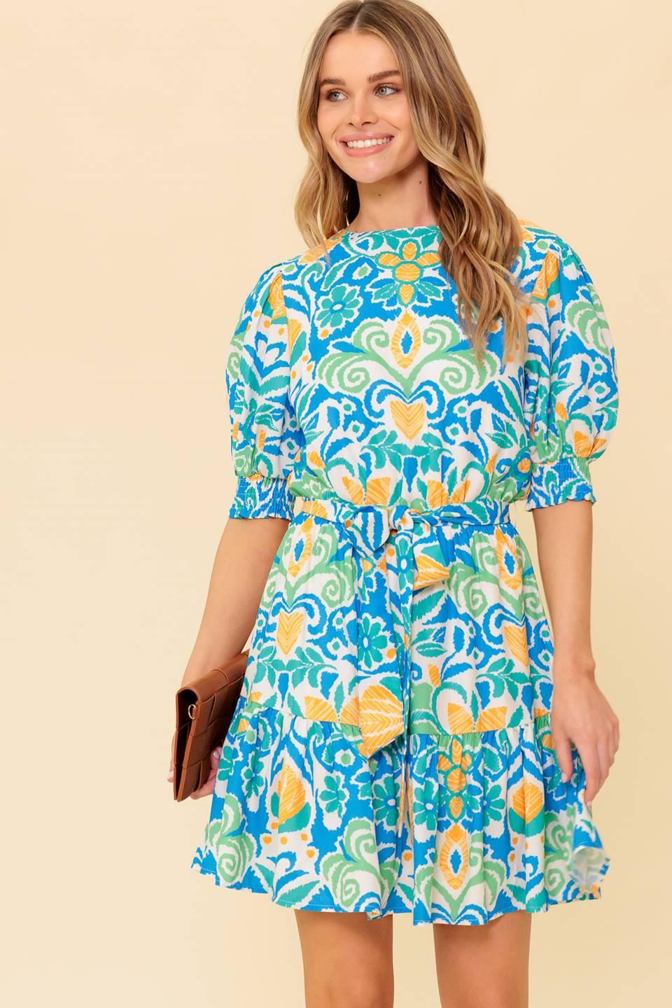 LOVE IN YOUR EYES WOVEN MNI DRESS Flying Tomato