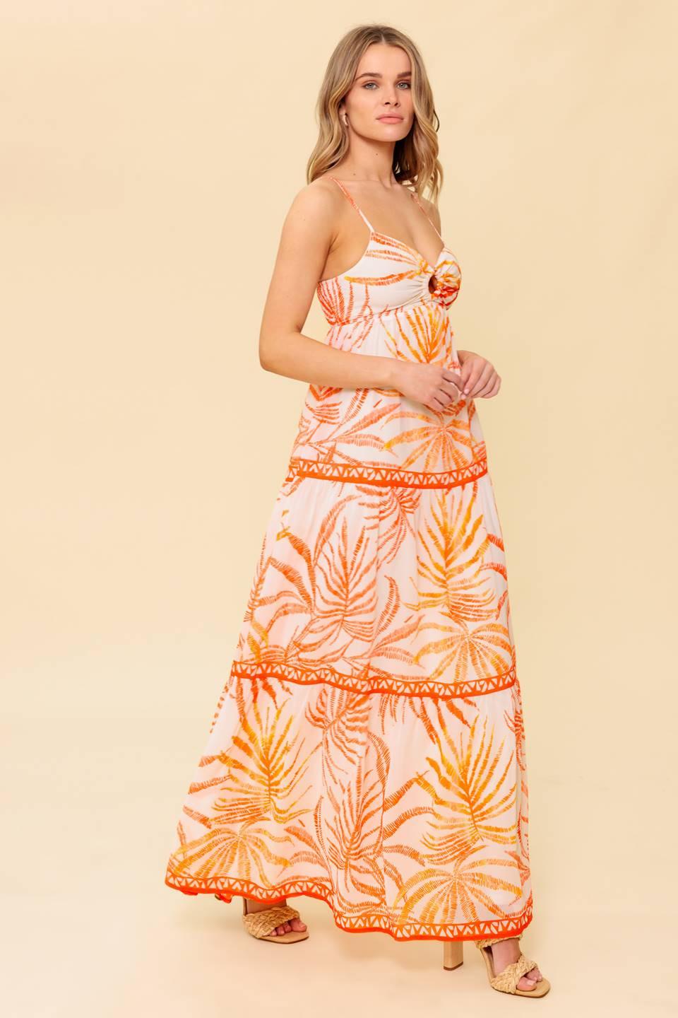 MAGICAL MAGNETISM WOVEN MAXI DRESS Flying Tomato