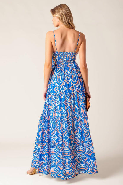 LAKESIDE PICNIC WOVEN MAXI DRESS Flying Tomato