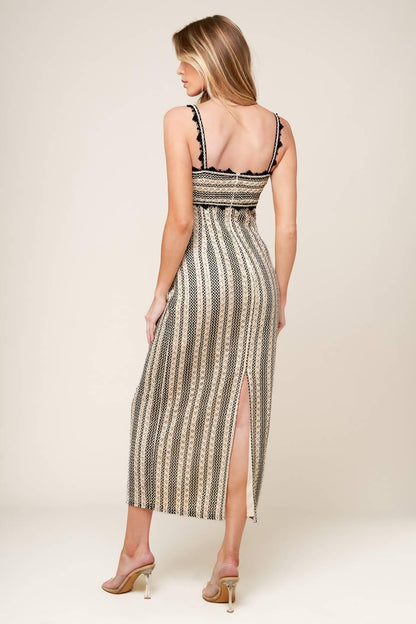 TAKE ME AWAY CROCHET LACE MIDI DRESS Flying Tomato