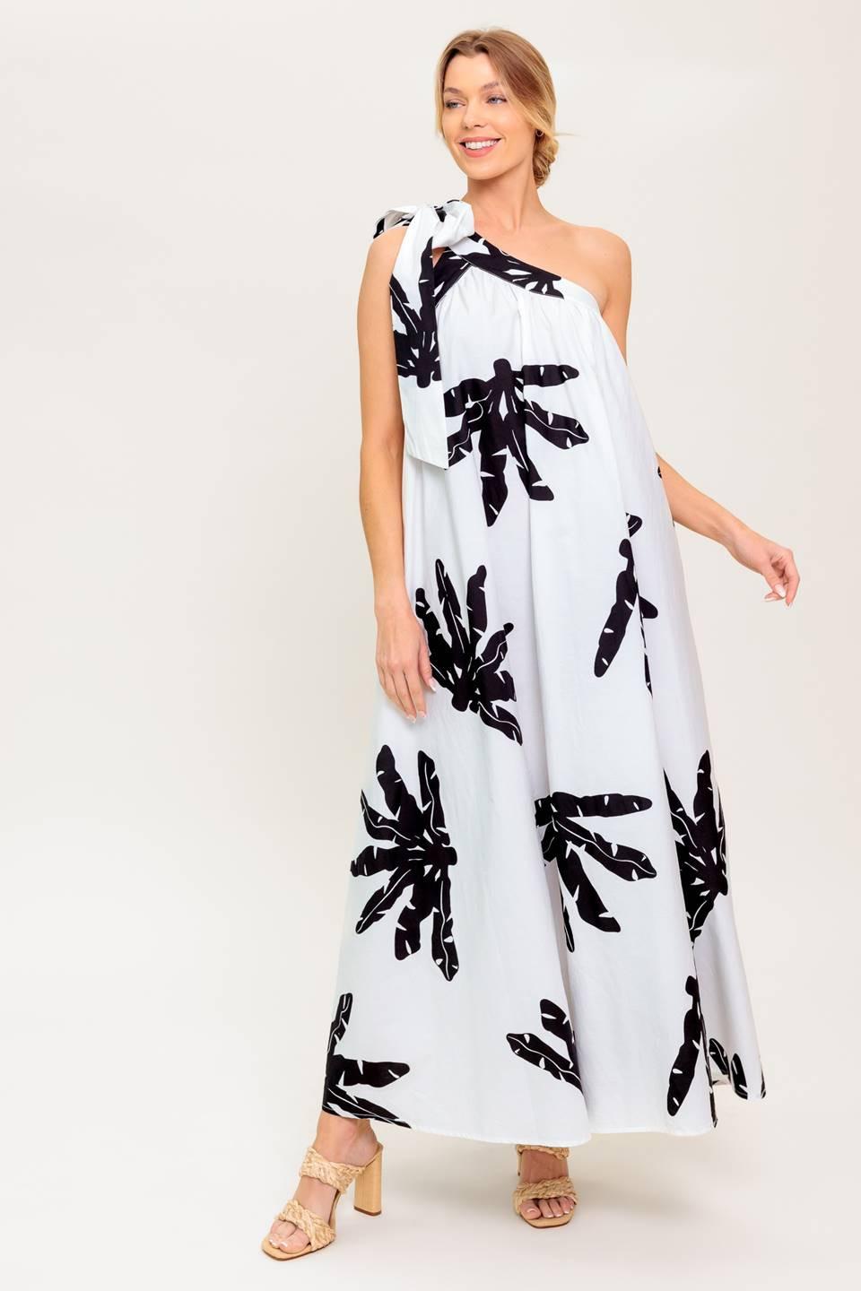 SUNSET SERENADE WOVEN MAXI DRESS Flying Tomato