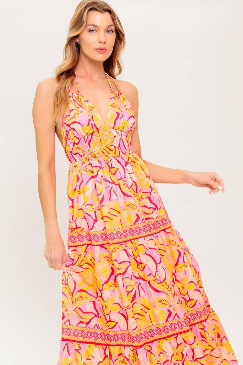 GO WITH GRACE WOVEN MAXI DRESS Flying Tomato