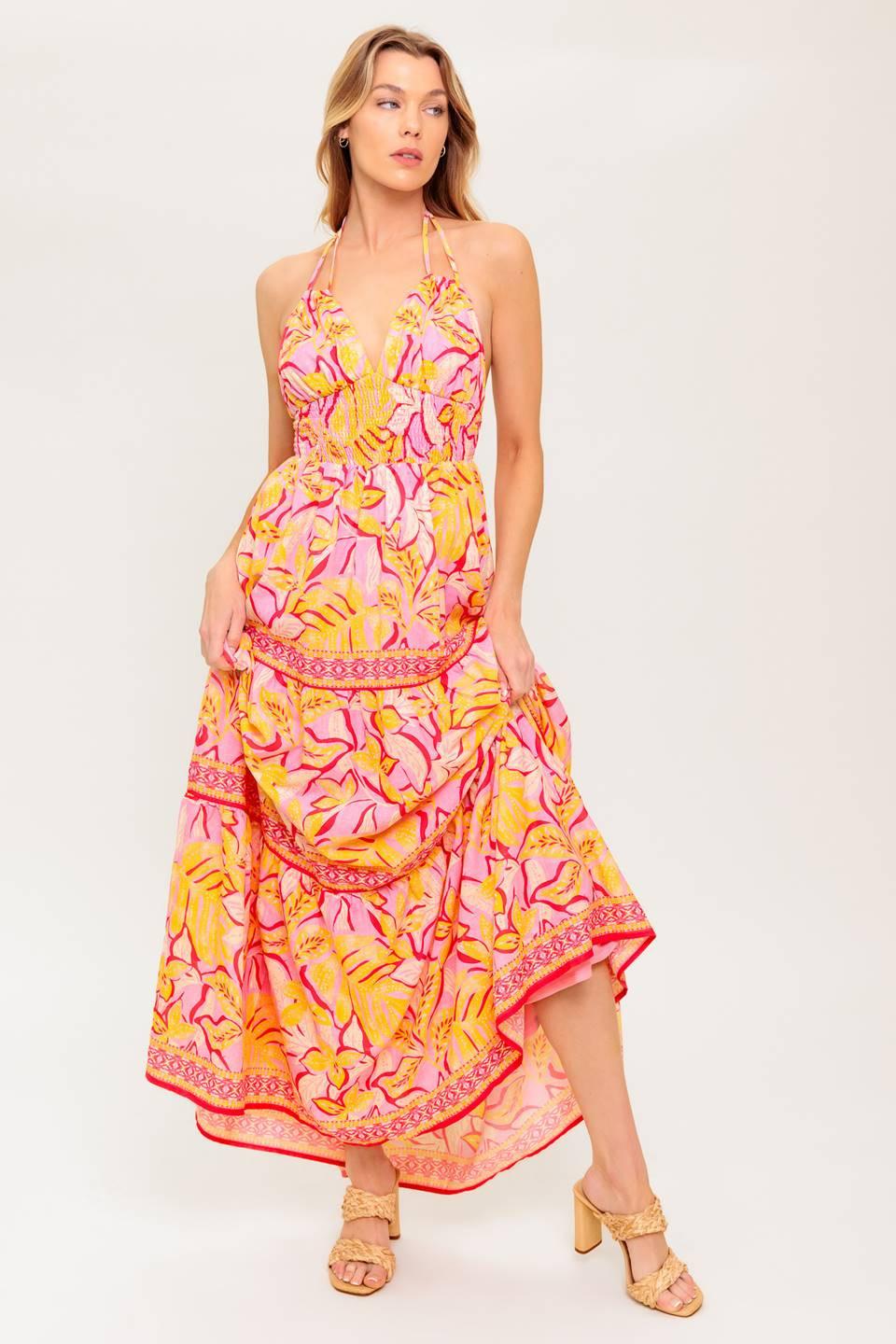 GO WITH GRACE WOVEN MAXI DRESS Flying Tomato