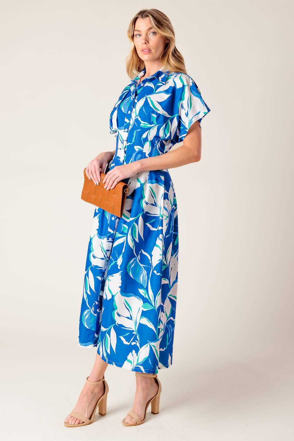 LOCAL ART SHOW WOVEN MIDI DRESS Flying Tomato