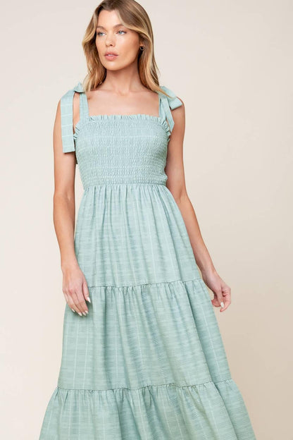 HORIZONS AHEAD WOVEN MAXI DRESS Flying Tomato