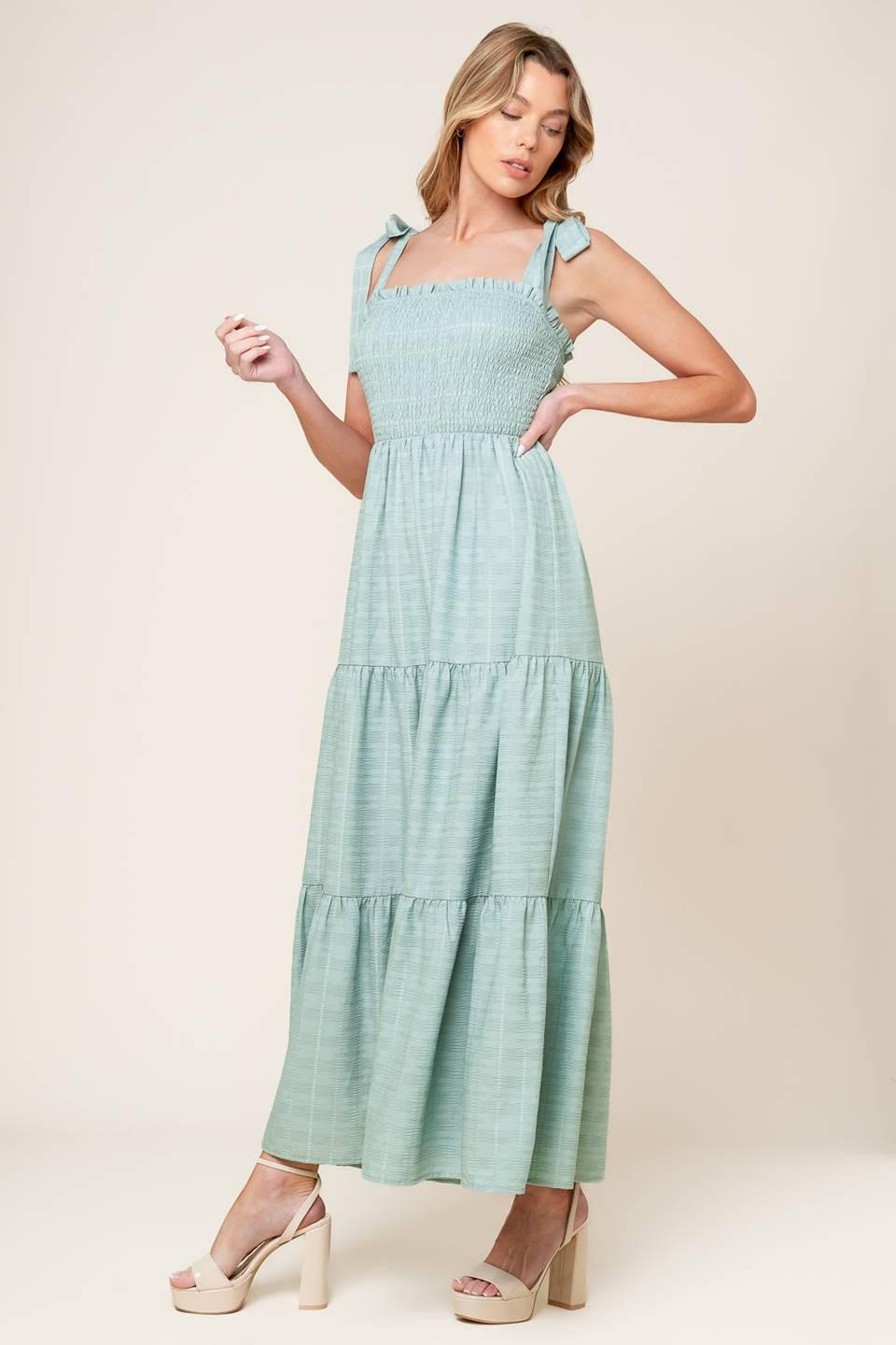HORIZONS AHEAD WOVEN MAXI DRESS Flying Tomato