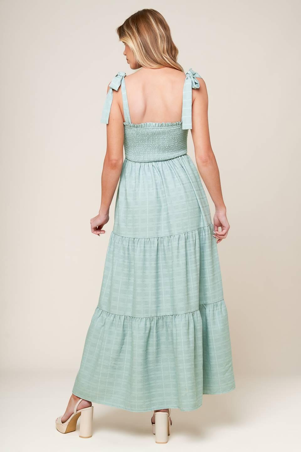 HORIZONS AHEAD WOVEN MAXI DRESS Flying Tomato