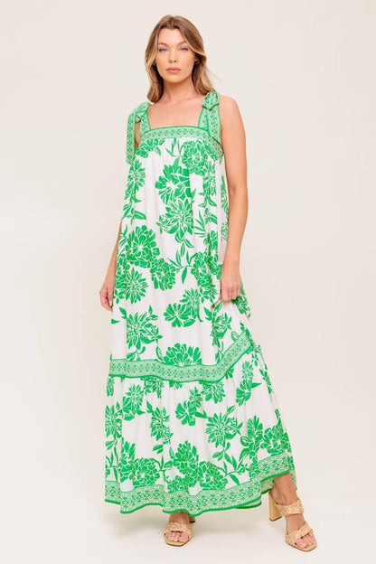 GARDEN TALES WOVEN MAXI DRESS Flying Tomato