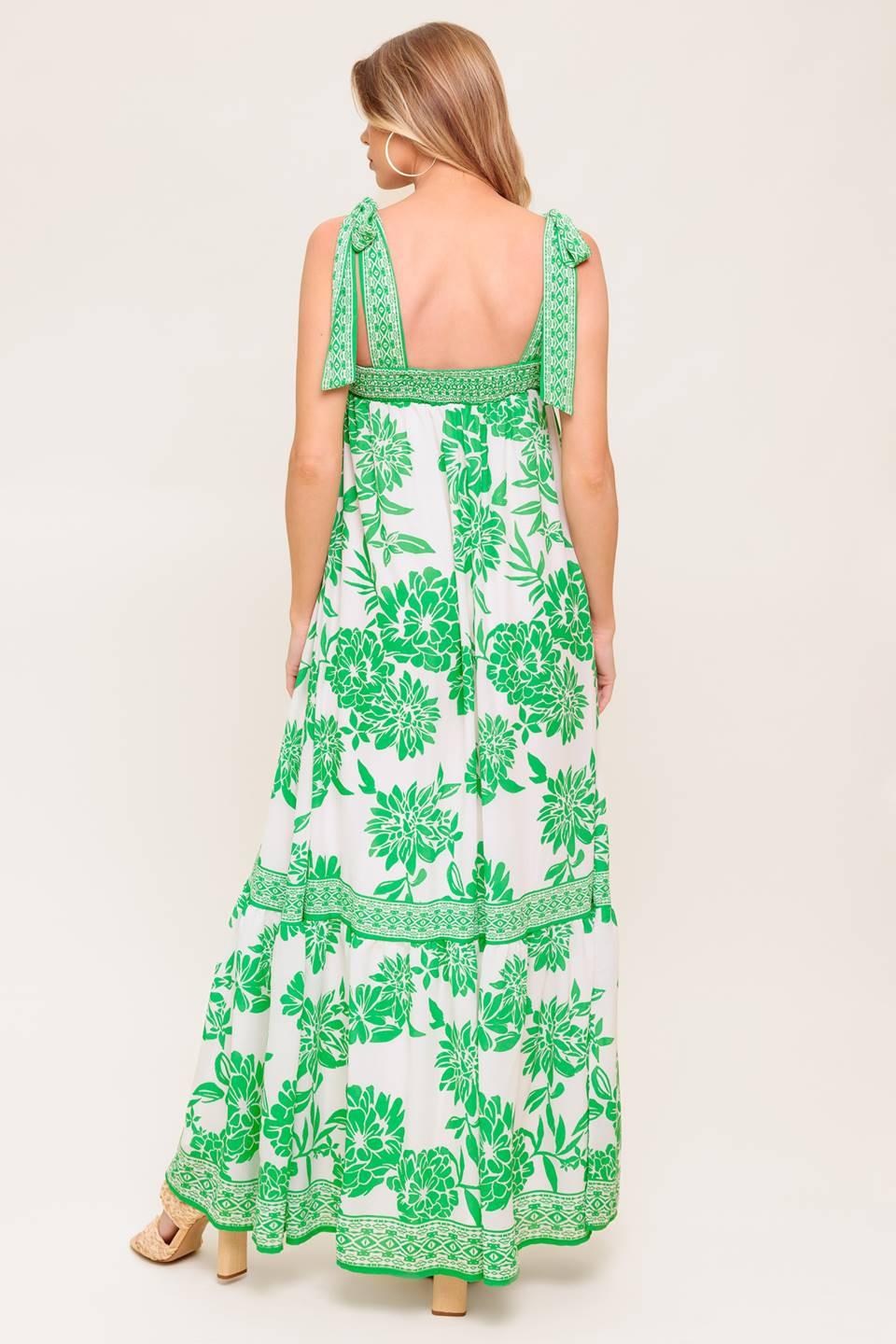 GARDEN TALES WOVEN MAXI DRESS Flying Tomato