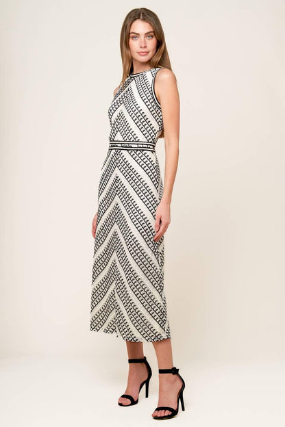 TERRIFIC TIMING CROCHET MIDI DRESS Flying Tomato