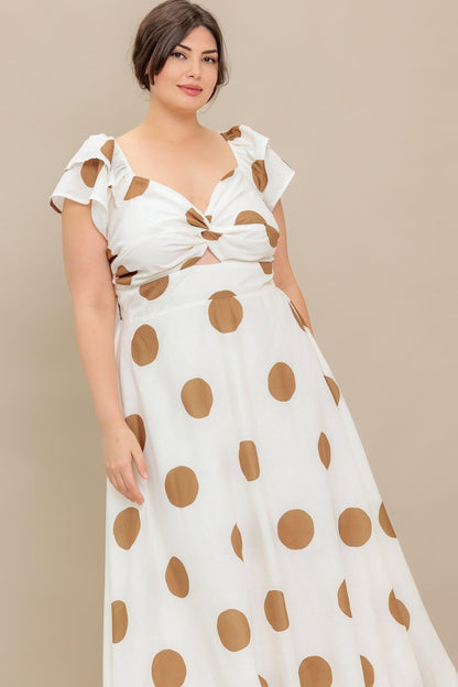 MOJITO MOOD WOVEN MIDI DRESS Flying Tomato