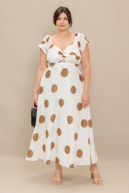 MOJITO MOOD WOVEN MIDI DRESS Flying Tomato