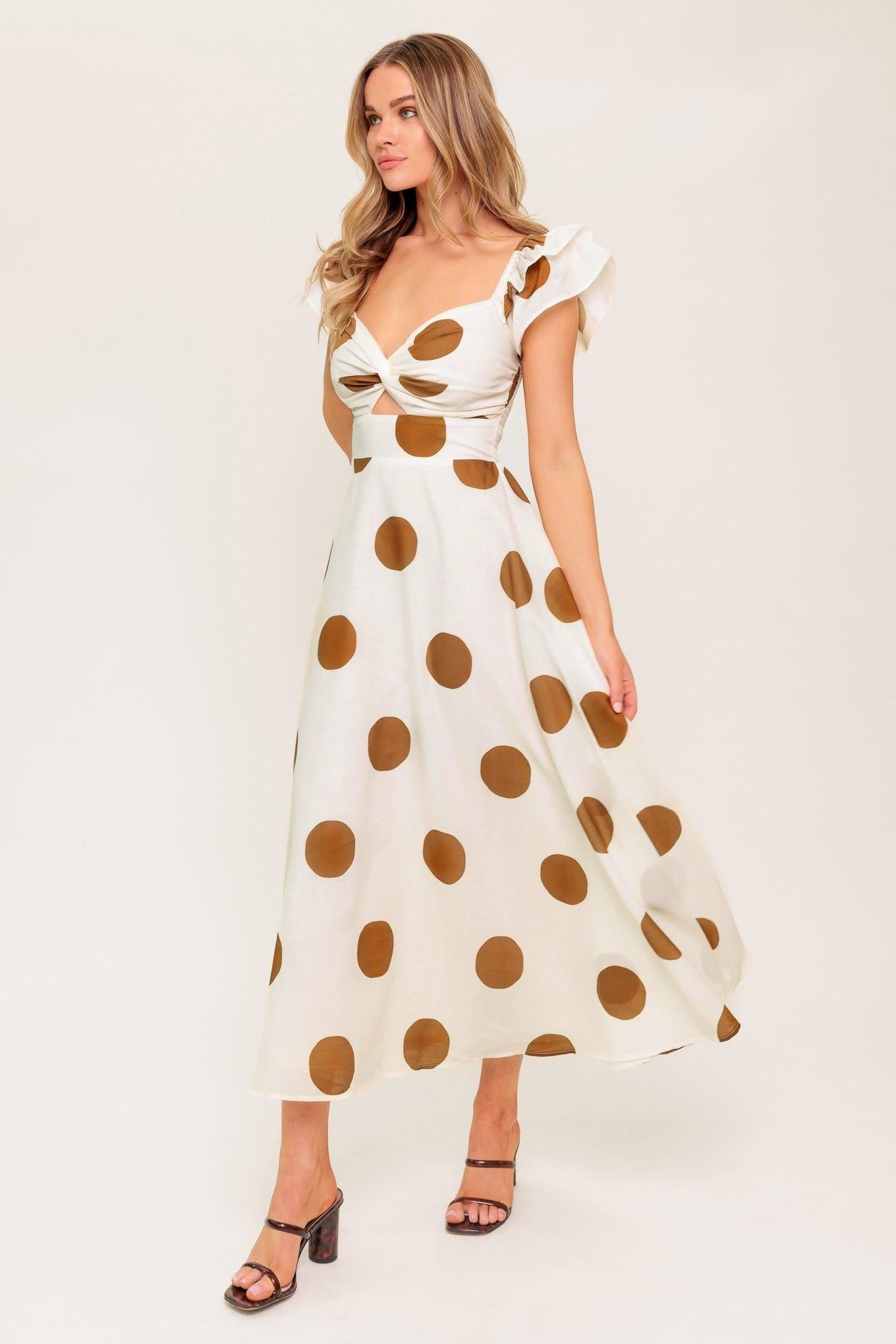 MOJITO MOOD WOVEN MIDI DRESS Flying Tomato