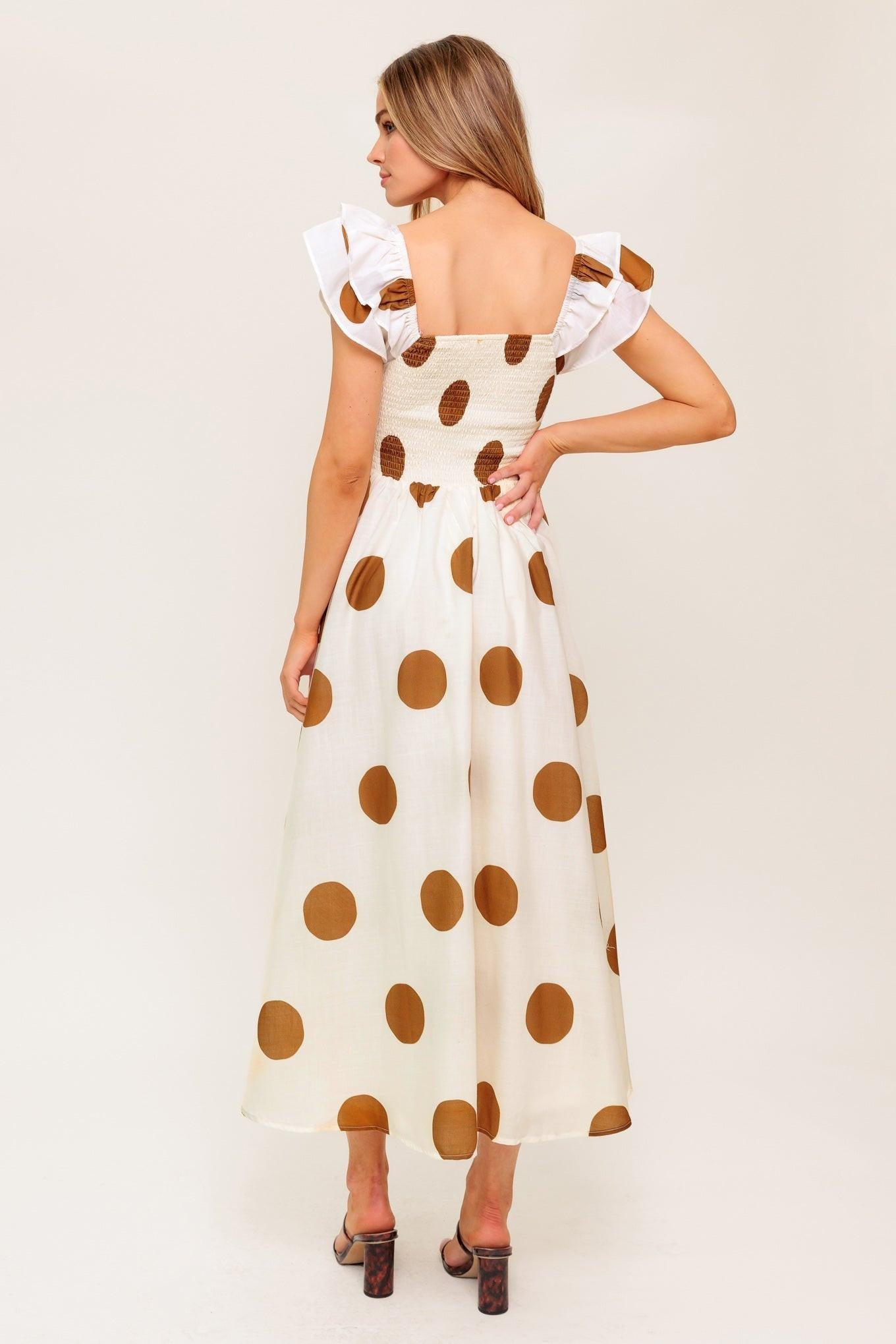 MOJITO MOOD WOVEN MIDI DRESS Flying Tomato