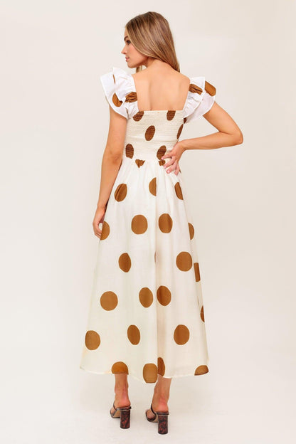 MOJITO MOOD WOVEN MIDI DRESS Flying Tomato