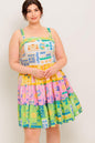 OUT OF OFFICE GREEN WOVEN MINI DRESS Flying Tomato