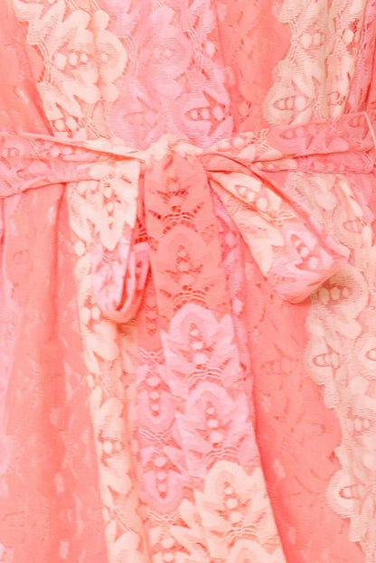 TAILOR MADE FOR YOU WOVEN LACE MIDI DRESS Flying Tomato