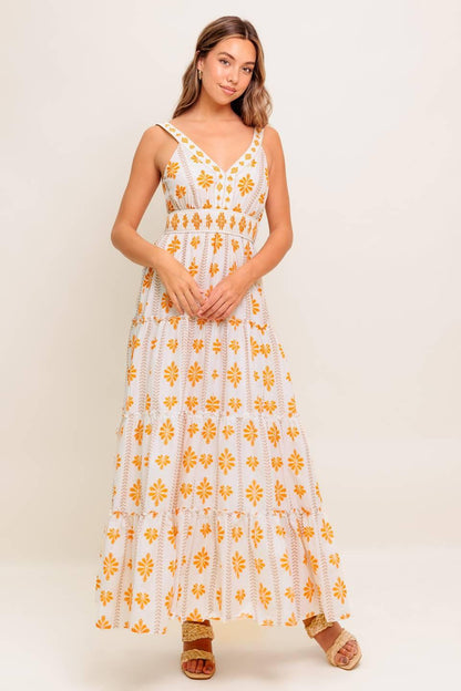 DAILY DELIGHT WOVEN MAXI DRESS Flying Tomato