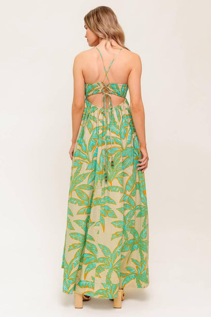 BLOSSOM SPELL WOVEN MAXI DRESS Flying Tomato