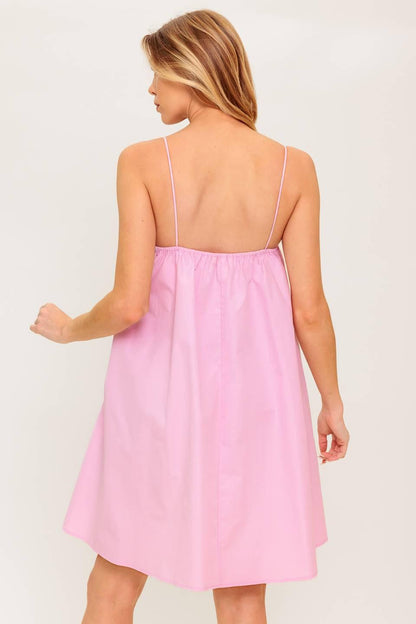 INVESTED IN YOU WOVEN MINI DRESS Flying Tomato