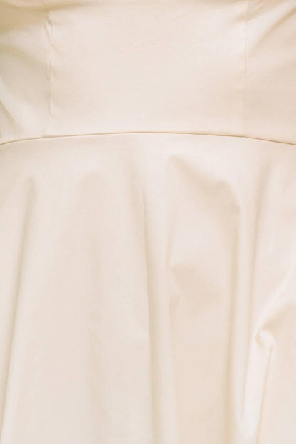 OCEAN SHEEN TENDER CREAM WOVEN MIDI DRESS Flying Tomato