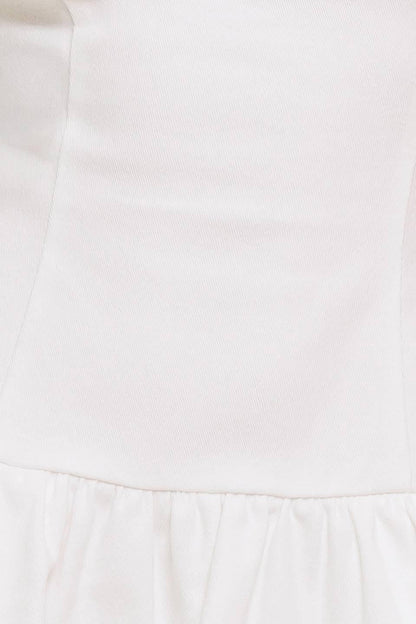 TWILIGHT WISH WOVEN TWILL MINI DRESS Flying Tomato