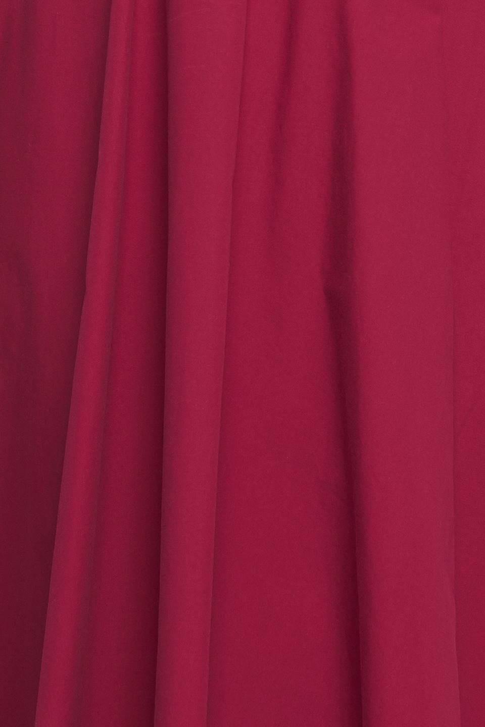 CRIMSON ROMANCE WOVEN MIDI DRESS Flying Tomato