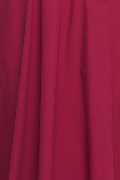 CRIMSON ROMANCE WOVEN MIDI DRESS Flying Tomato