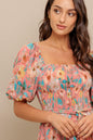 ROSY TWILIGHT WOVEN MIDI DRESS Flying Tomato