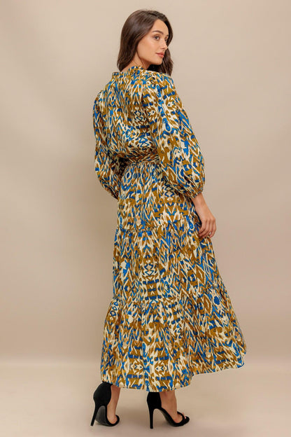 TERRA VISION WOVEN MIDI DRESS Flying Tomato