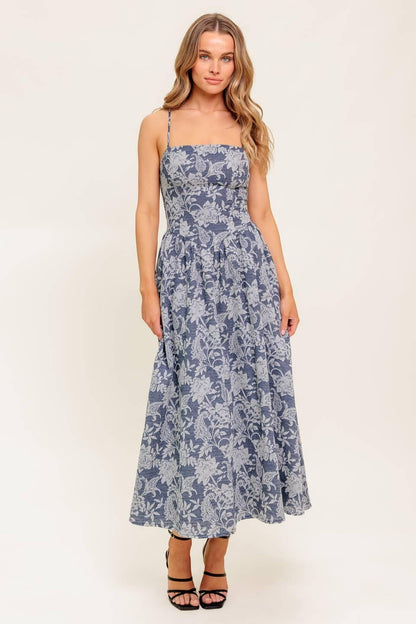 ORDINARY IS OVERRATED WOVEN MIDI DRESS Flying Tomato