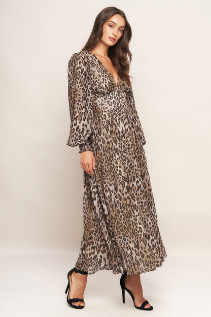 DESERT WALTZ WOVEN MIDI DRESS Flying Tomato