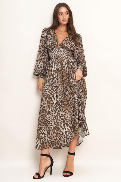 DESERT WALTZ WOVEN MIDI DRESS Flying Tomato
