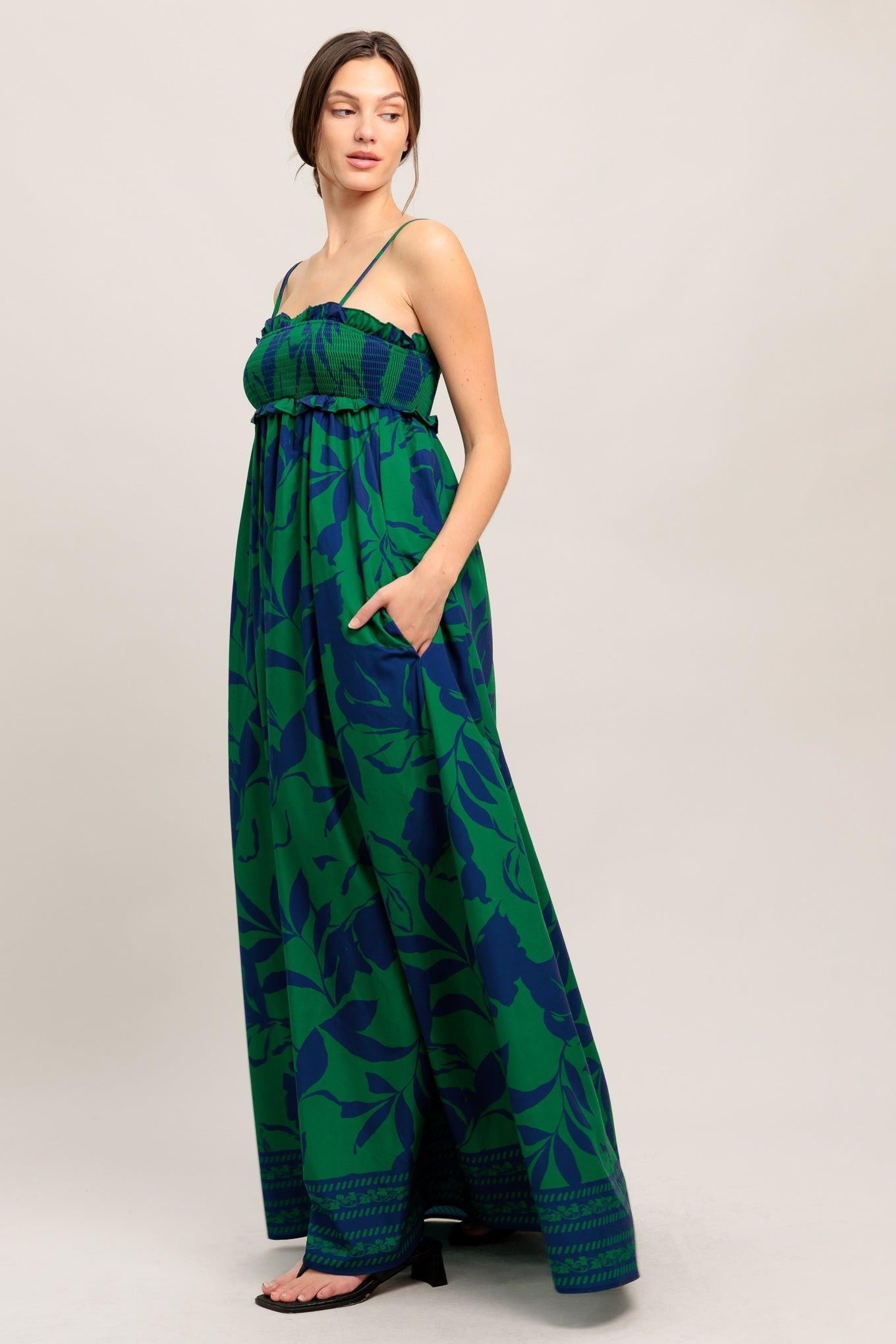 GARDEN PATH WOVEN MAXI DRESS Flying Tomato